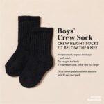 Boys and Toddlers' Cotton Cushioned Crew Sports Socks - Image 2