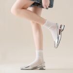 Women's Ruffle Socks Casual Lace Cotton - Image 2