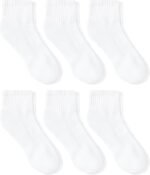Unisex Plain White Socks Pack - Image 4