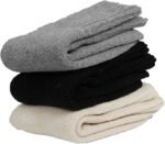 Boot Socks for Women Winter Solid Thick Warm Socks - Image 3