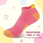 Comfoex 12 Pairs Girls Athletic Ankle Socks for 4-6 6-8 8-10 Years Old - Image 4
