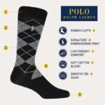 Men's Assorted Pattern Dress Crew Socks (4-Pack) - Image 4