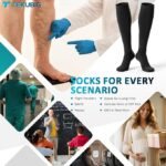 Medical Women Men Compression Socks Knee High - Image 2