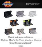 Men's Dri-Tech Essential Moisture Control Crew Socks - Image 2