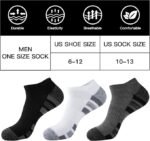 12 Pack Mens Ankle Socks Low Cut Cushioned - Image 4