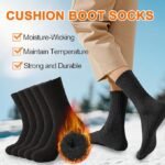 Thermal Socks for Men 5 Pairs Winter Thick - Image 3