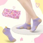 Comfoex 12 Pairs Girls Athletic Ankle Socks for 4-6 6-8 8-10 Years Old - Image 3