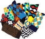 Mens Funny Pattern Dress Socks Crazy Design - Image 2