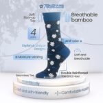 7BigStars Women Viscose From Bamboo Dress Socks - Image 4