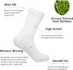 Thin Viscose Bamboo Dress Men Sock Soft Crew - Image 5