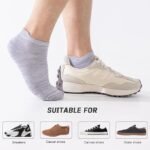 Ankle Socks for Men, 6 Pairs Bamboo Rayon Breathable - Image 2