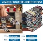Women Socks Winter Merino Wool Thermal Sock - Image 3