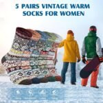 Women Socks Winter Merino Wool Thermal Sock - Image 2