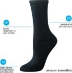 womens Cotton Crew Socks - Image 2