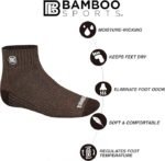 Premium Bamboo Rayon Quarter Crew Socks - Image 3