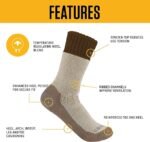 mens Heavyweight Synthetic-wool Blend Boot Sock - Image 4