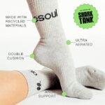 Men & Women 3 Pack Crew Socks - Image 3