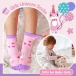 Welwoos Baby Girls Toddlers Grips Socks 12 Pairs Kids - Image 2