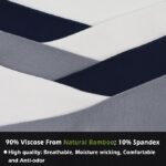 Thin Viscose Bamboo Dress Men Sock Soft Crew - Image 3