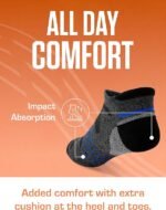 Men's Bamboo Cushioned No-Show Athletic Socks - Image 3