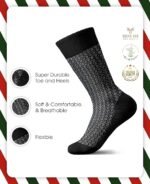 Mens Dress Socks, Premium Bamboo Rayon Socks - Image 3
