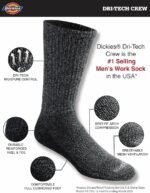 Men's Dri-Tech Essential Moisture Control Crew Socks - Image 3