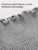 6 Pack Women's Ruffle Socks, Cotton Athletic Ankle Sock - Image 2