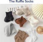 6 Pairs of Ruffle Socks Women, Cute Ruffle Ankle Socks - Image 3
