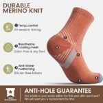 Merino Wool Hiking Socks for Women Quarter - Image 4