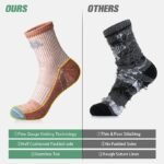 Merino Wool Hiking Socks for Women Quarter - Image 3