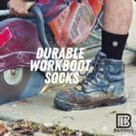 Premium Bamboo Rayon Crew Work Socks - Image 2