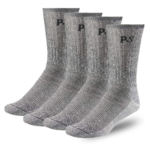 Men's Women's Merino wool crew socks 4 pairs