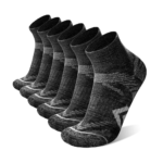 6 Pairs Merino Wool Quarter Ankle Hiking Running Socks