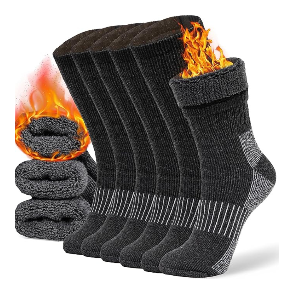Untitled design - 2026-01-16T035014.227 Merino Wool Socks for Men & Women Casual Warm Winter - Image 1