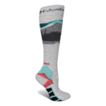 Over the Calf Ski Socks, Light Heather Grey, Medium