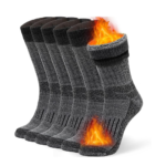 Warm Thermal Wool Socks for Winter Moisture