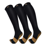 FuelMeFoot 3 Pack Copper Compression Socks