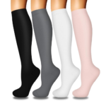Iseasoo 4 Pairs Compression Socks