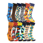 Mens Funny Pattern Dress Socks Crazy Design