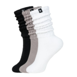 Cozy 3-Pair Pack - Scrunch Long Crew Socks