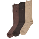 Men's Super Soft Ribbed Dress Crew Socks (3-Pack)