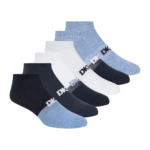 mens 6 Pack Sport Cushion Quarter Crew Socks