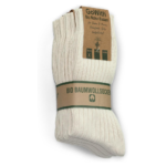 4-5 Pairs Unisex Natural 97% Cotton Crew Socks