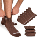 Premium Bamboo Rayon Quarter Crew Socks